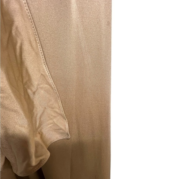 NWT SUSANA MONACO Halter Maxi Dress Champagne - Picture 9 of 9